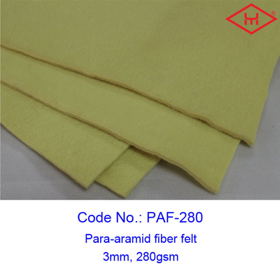 Para Aramid Fiber Industrial Felt Rolls 100 - 210cm Width