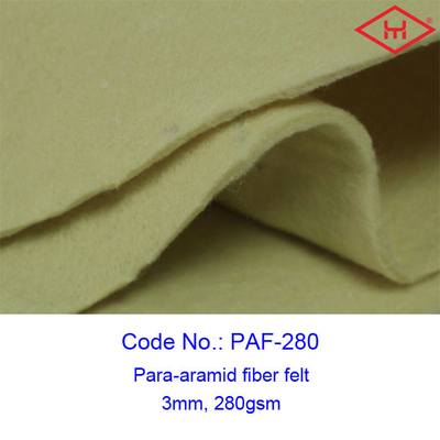 Para Aramid Fiber Industrial Felt Rolls 100 - 210cm Width