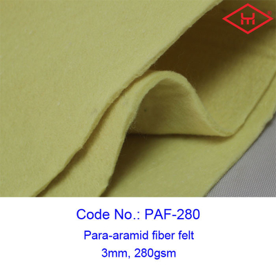 Para Aramid Fiber Industrial Felt Rolls 100 - 210cm Width