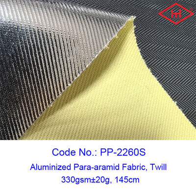 Temperature Resistance Up To 370°C 700°F Aluminized One Side Fabric Featuring High Abrasion And Tear Resistance Durable Material For Industrial